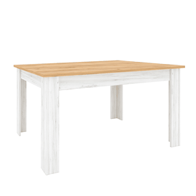 Kondela Jedálenský stôl, rozkladací, dub craft zlatý/dub craft biely, SUDBURY