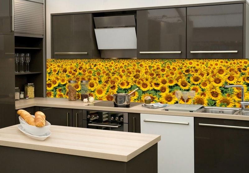 KI-260-030 Fototapeta do kuchyne - Sunflowers 260 x 60 cm