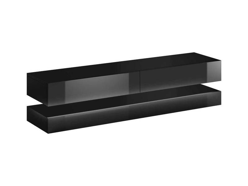 Tv stolík Signal COSMO čierna/čierny lesk