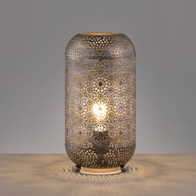FISCHER & HONSEL Stolná lampa Velvet, výška 35 cm, Ø 18 cm, Obývacia izba / jedáleň, kov, E27, 40W, K: 34.7cm