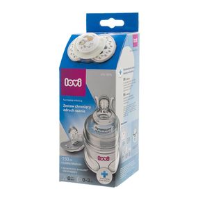 LOVI súprava fľaša 150ml + cumlík 0m+