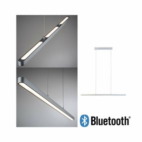 PAULMANN LED závěsné svítidlo Smart Home Bluetooth Lento měnitelná bílá 43W matný chrom stmívatelné