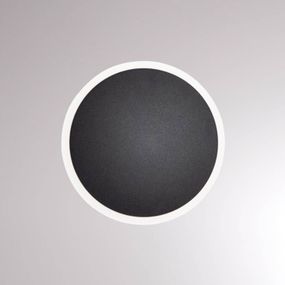 Molto Luce Pegato nástenné LED svietidlo, čierna, Obývacia izba / jedáleň, hliník, 6W