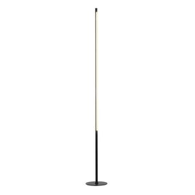 ACA Lighting stojací lampa LIGHTING LED 18W 3000K 1440LM černá hliník dotykový stmívač D18XD1,8XH146CM AVENUE ZM16LEDF148BK