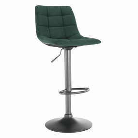 Kondela Barová stolička, zelená/čierna, LAHELA 70430