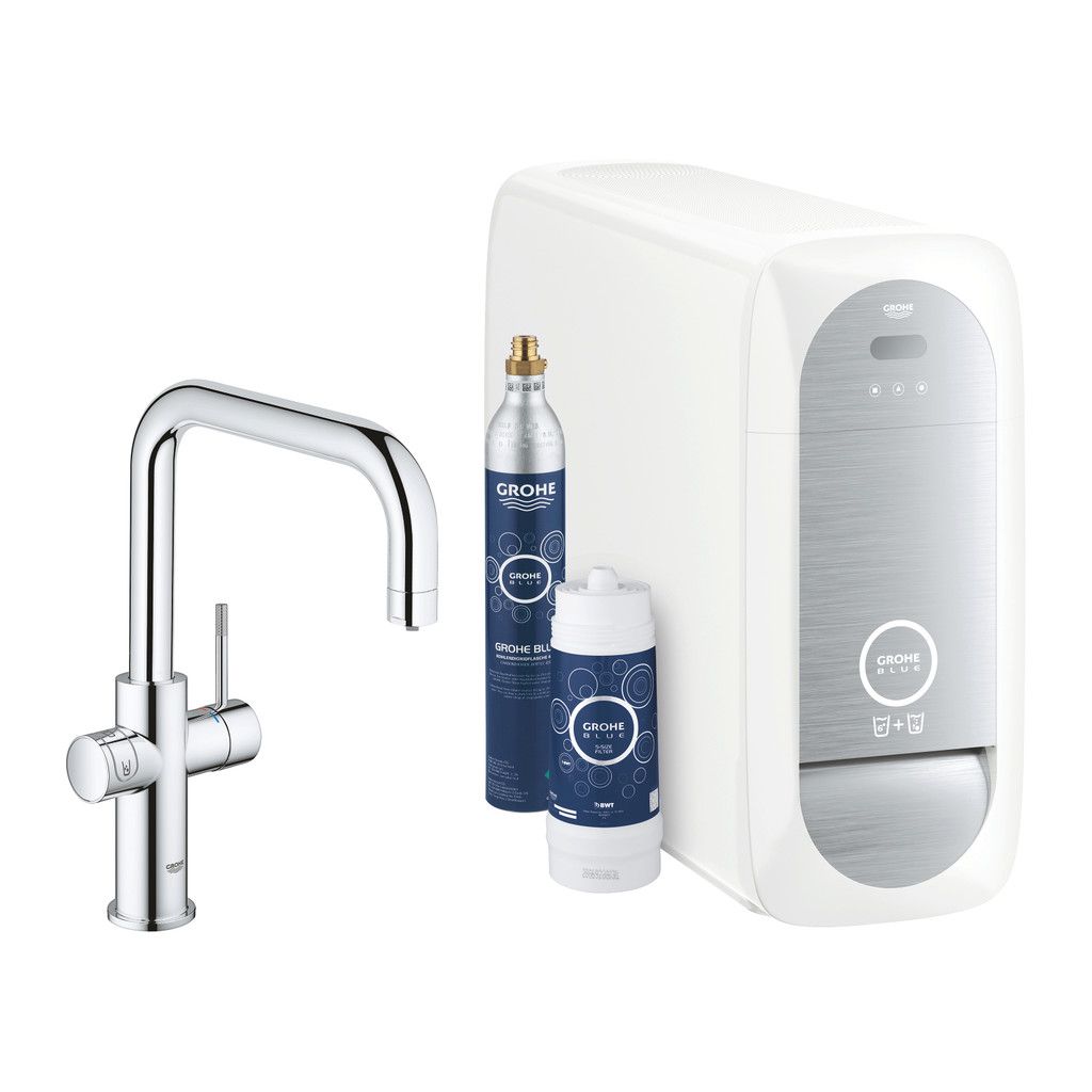 GROHE Blue Home - Štartovacia sada s výpusťou v tvare U, chróm 31456001