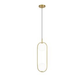 Závesná lampa CORDEL 2xG9 Candellux Zlatá