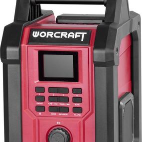 Rádio Worcraft CBTS-S20LiH ShareSYS, 20V Li-Ion, DAB+FM, Bluetooth, AUX, 2x15W