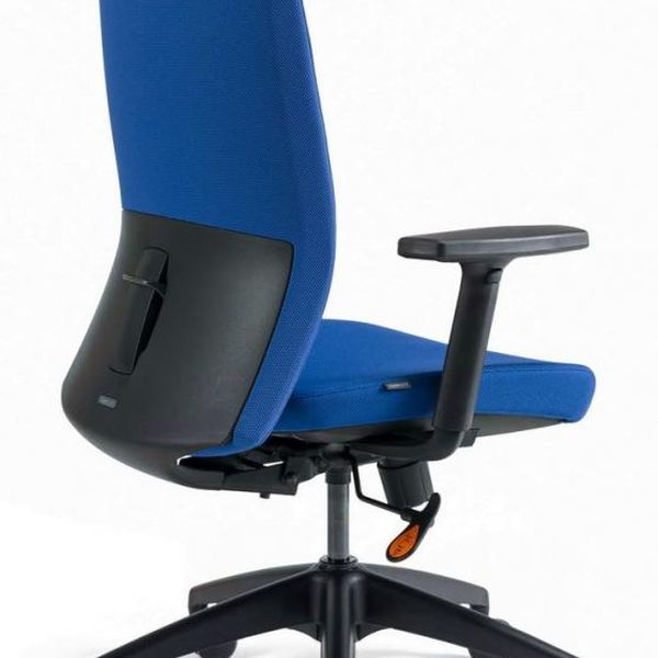 OFFICE PRO bestuhl -  OFFICE PRO bestuhl Kancelárska stolička J2 ECO BLACK BP modrá
