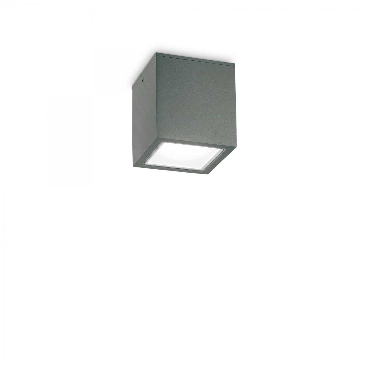 Ideal Lux 251554 prisadené stropné svietidlo Techo small 1x20W | GU10 | IP54 - antracit