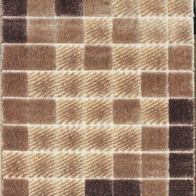 Berfin Dywany Kusový koberec Seher 3D 2615 Brown Beige - 140x190 cm