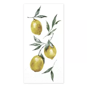 Chic Antique Papierové obrúsky Lemon White – 16 ks