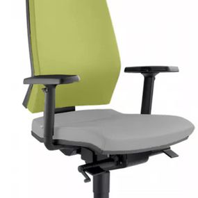 LD SEATING Kancelárska stolička STREAM 280-SYS, s PDH sivo-zelená
