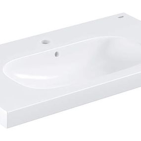 Grohe Euro Ceramic - Umývadlo s prepadom 800x460 mm, PureGuard, alpská biela 3958400H