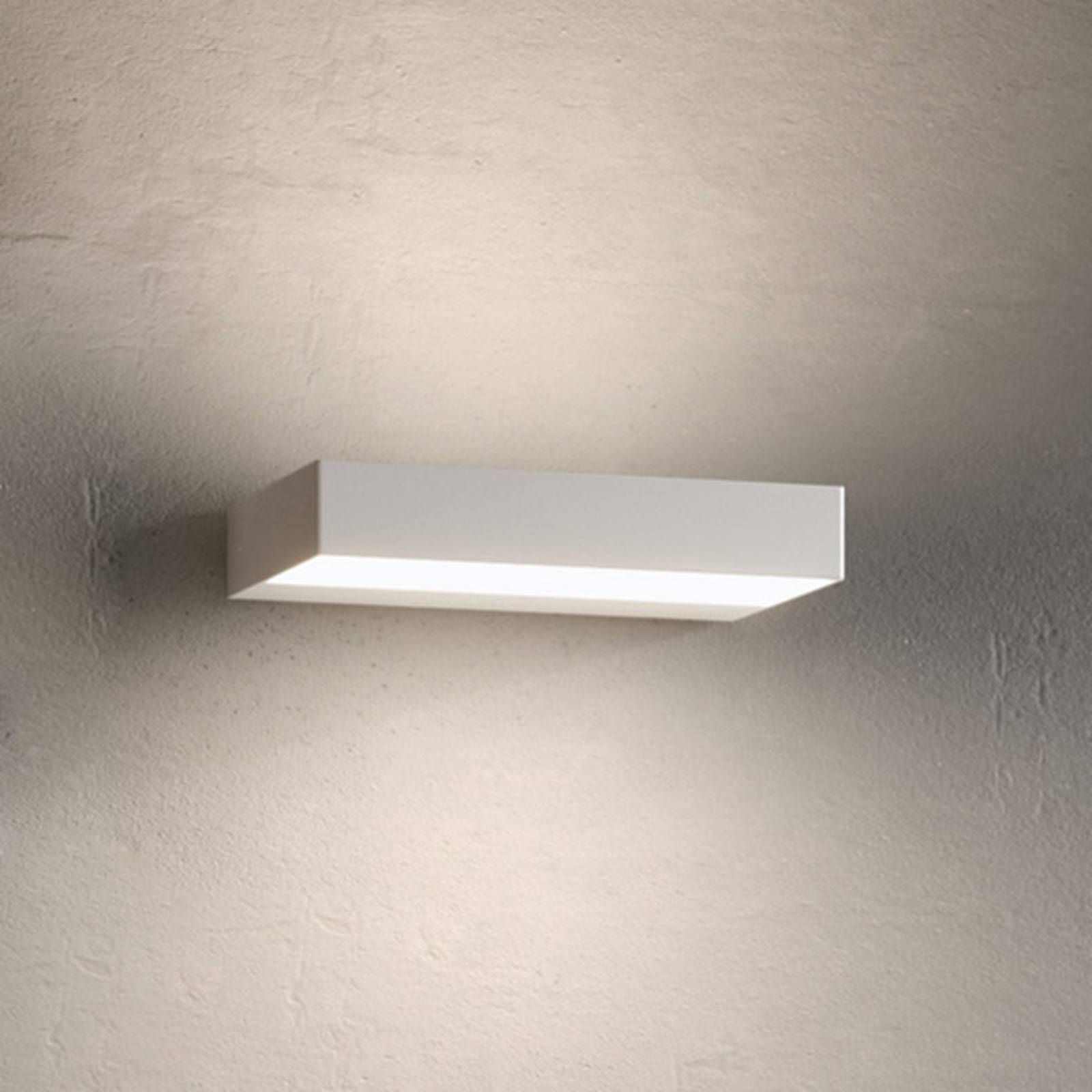 Rotaliana InOut W2 Indoor nástenné LED, 3 000 K, Obývacia izba / jedáleň, hliník, sklo, 29W, L: 27 cm, K: 4.5cm