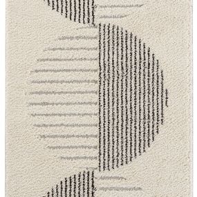 Mint Rugs - Hanse Home koberce Kusový koberec New Handira 105196 Cream, Black - 160x230 cm