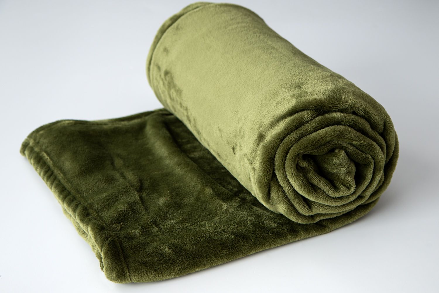 Deka z mikrovlákna SLEEP WELL® zelená oliva 150x200