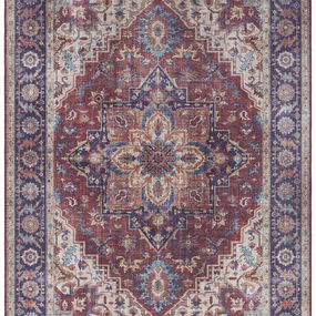 Nouristan - Hanse Home koberce Kusový koberec Asmar 104000 Plum / Red - 80x150 cm