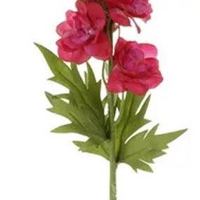 Umelá kvetina Ostrožka 70 cm, tmavo ružová