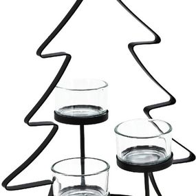 PROGARDEN Svícen dekorační vánoční strom 29 cm KO-ACC690820