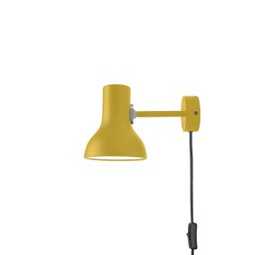 Anglepoise Type 75 Mini nástenné, zástrčka, žltá, Obývacia izba / jedáleň, hliník, E27, 10W, L: 13 cm, K: 15cm