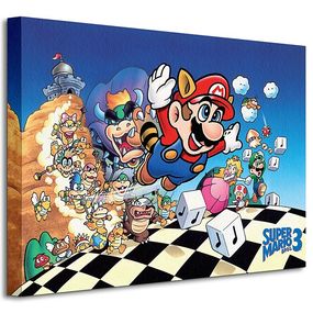 Super Mario Bros. 3 (Art) - Obraz na płótnie WDC92393