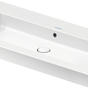 Duravit White Tulip - Umývadlo do nábytku s prepadom 1055x490mm, bez otvoru na batériu, Push-Open ventil s keramickou krytkou, biela 2363100060