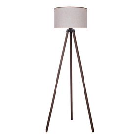 Stojacia lampa 1xE27/60W/230V béžová/hnedá