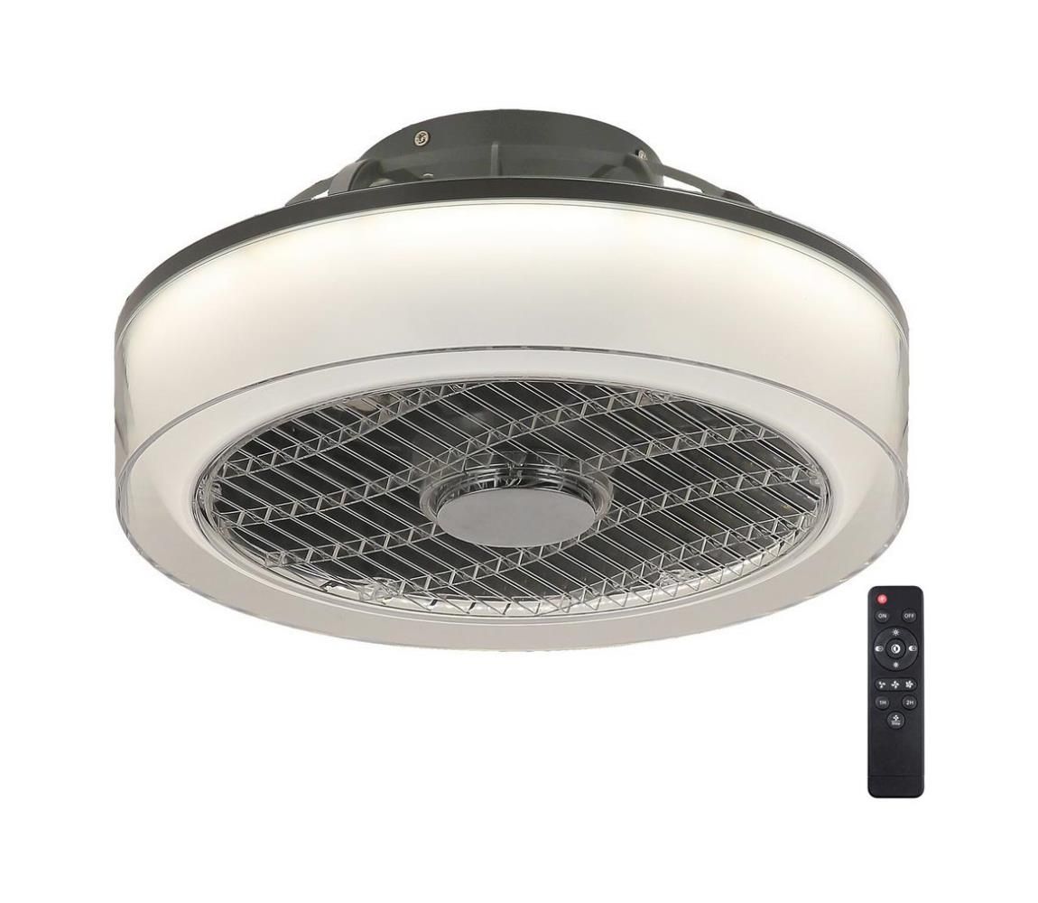 Rabalux - LED Stmievateľné stropné svietidlo s ventilátorom LED/30W/230V + DO