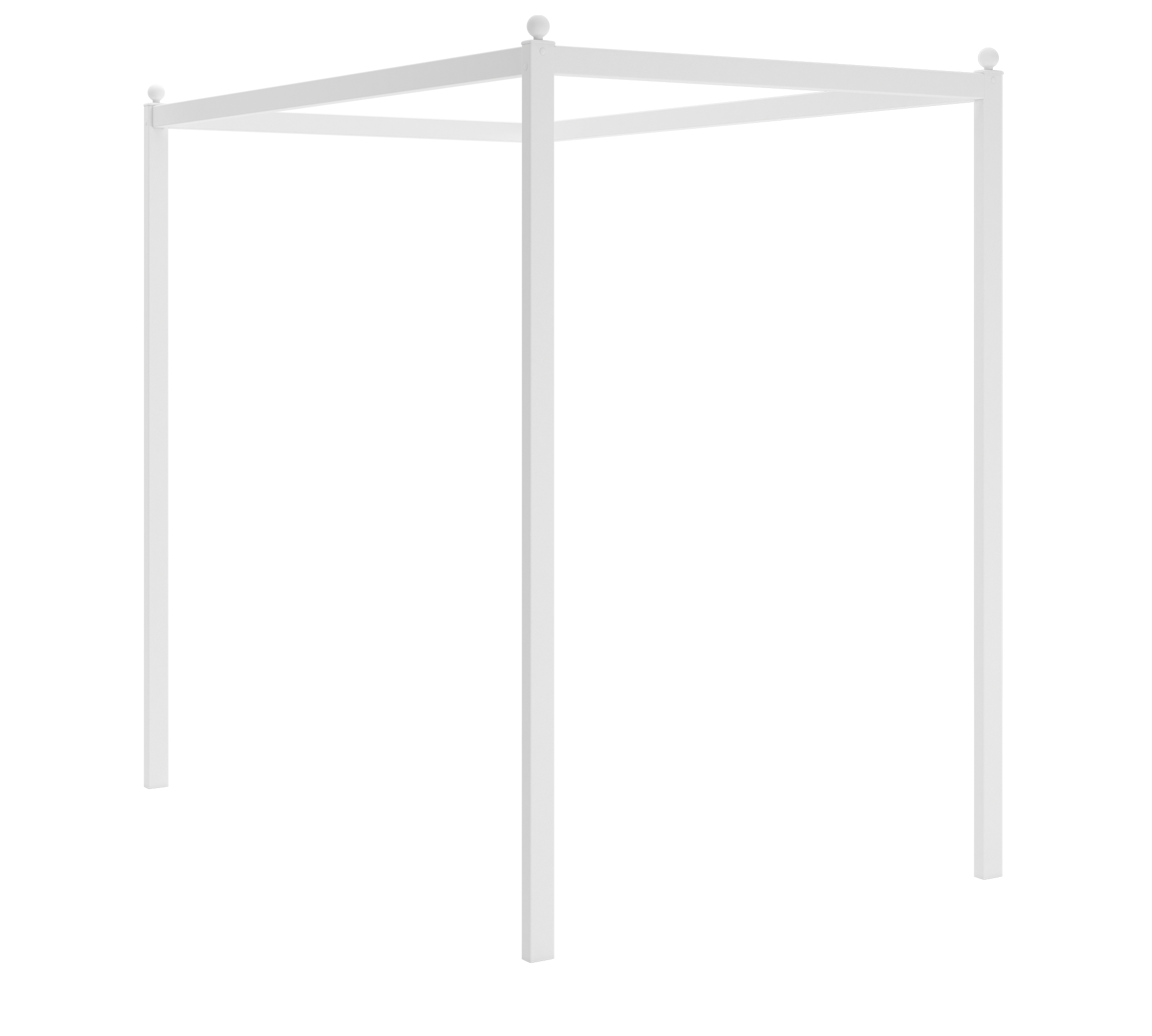 ČILEK - Baldachýn nad posteľ Rustic White 100x200 cm (konštrukcia) 