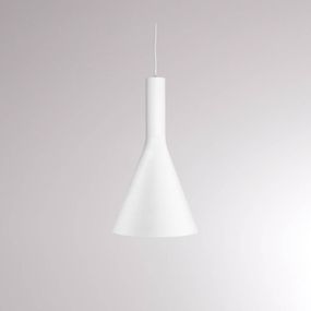 Molto Luce Lora Shade 1 závesné LED svietidlo 2 700 K biela, Obývacia izba / jedáleň, hliník, plastový úplet, 10W, K: 18cm