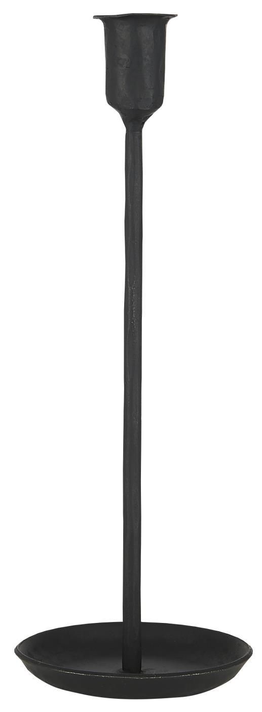 IB LAURSEN Svietnik na vysokú sviečku Black 28,5 cm