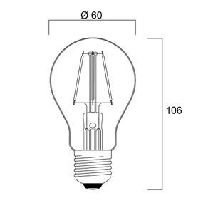 Sylvania ToLEDo retro LED žiarovka E27 4, 1 W modrá, sklo, E27, 4.1W, P: 10.6 cm