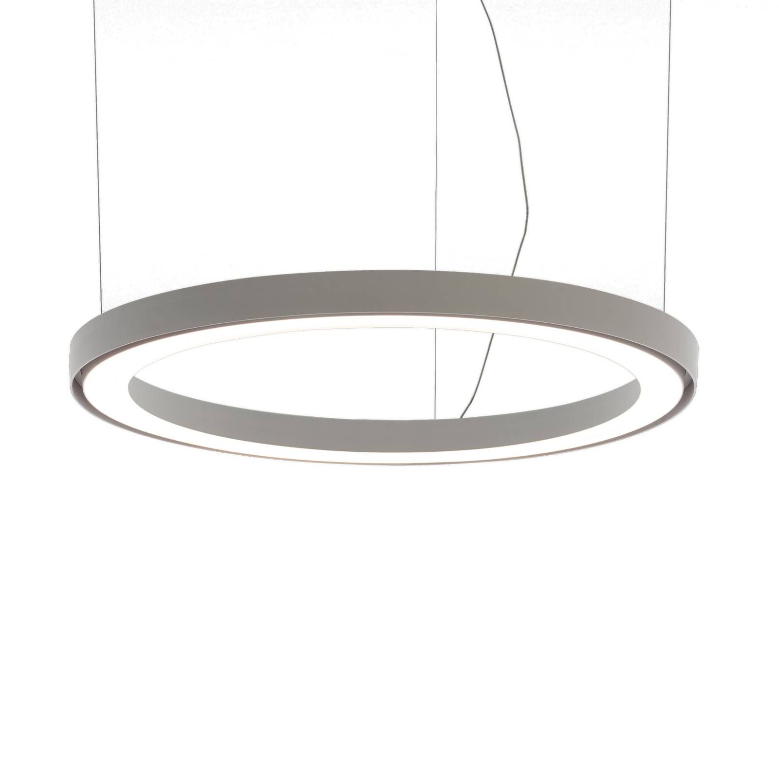 Artemide Ripple závesné LED svetlo ovl. apl. Ø70cm, Obývacia izba / jedáleň, teplovodivý plast, 50W, K: 3cm