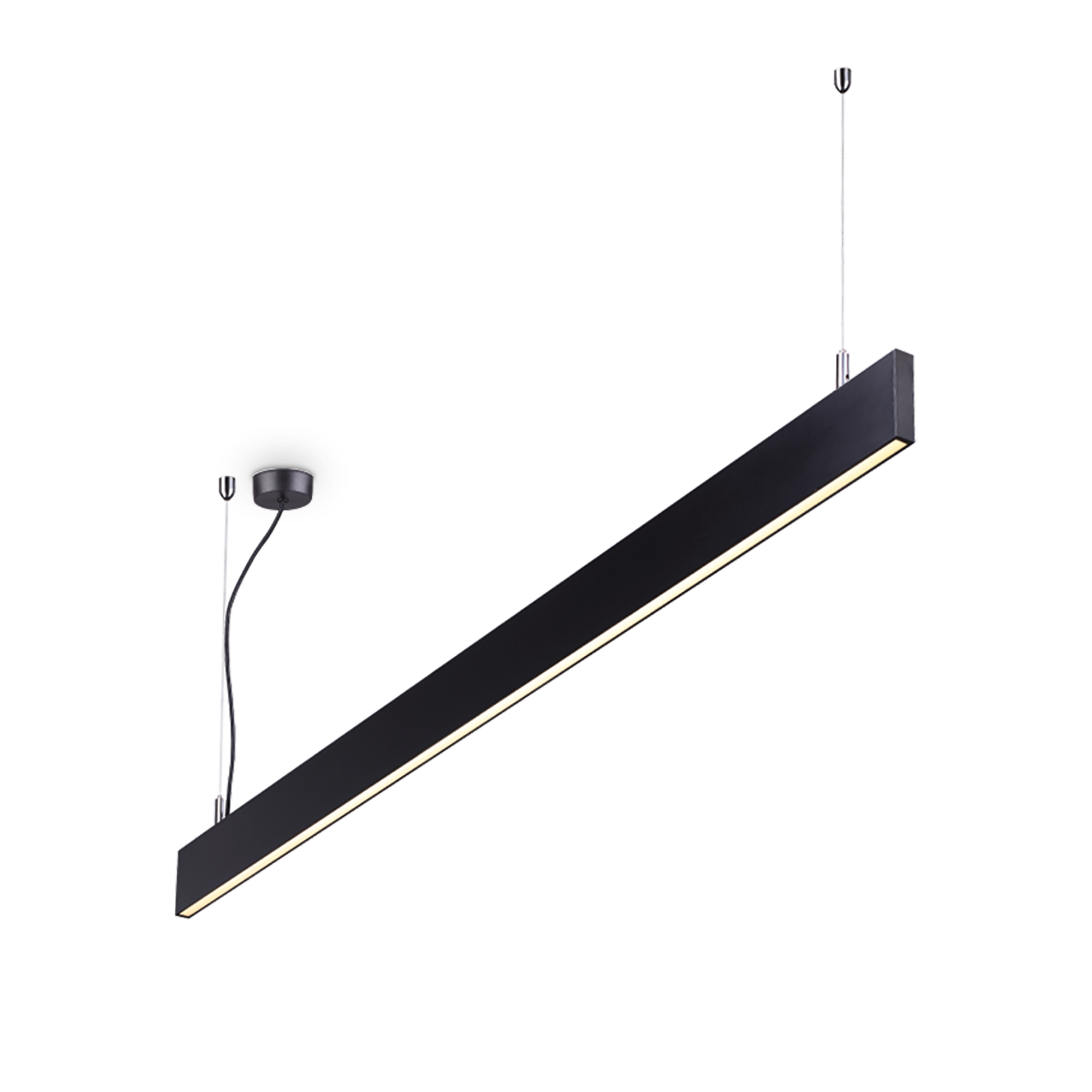 Ideal Lux 241975 LINUS závesné svietidlo LED 34W/3850lm 3000K čierna