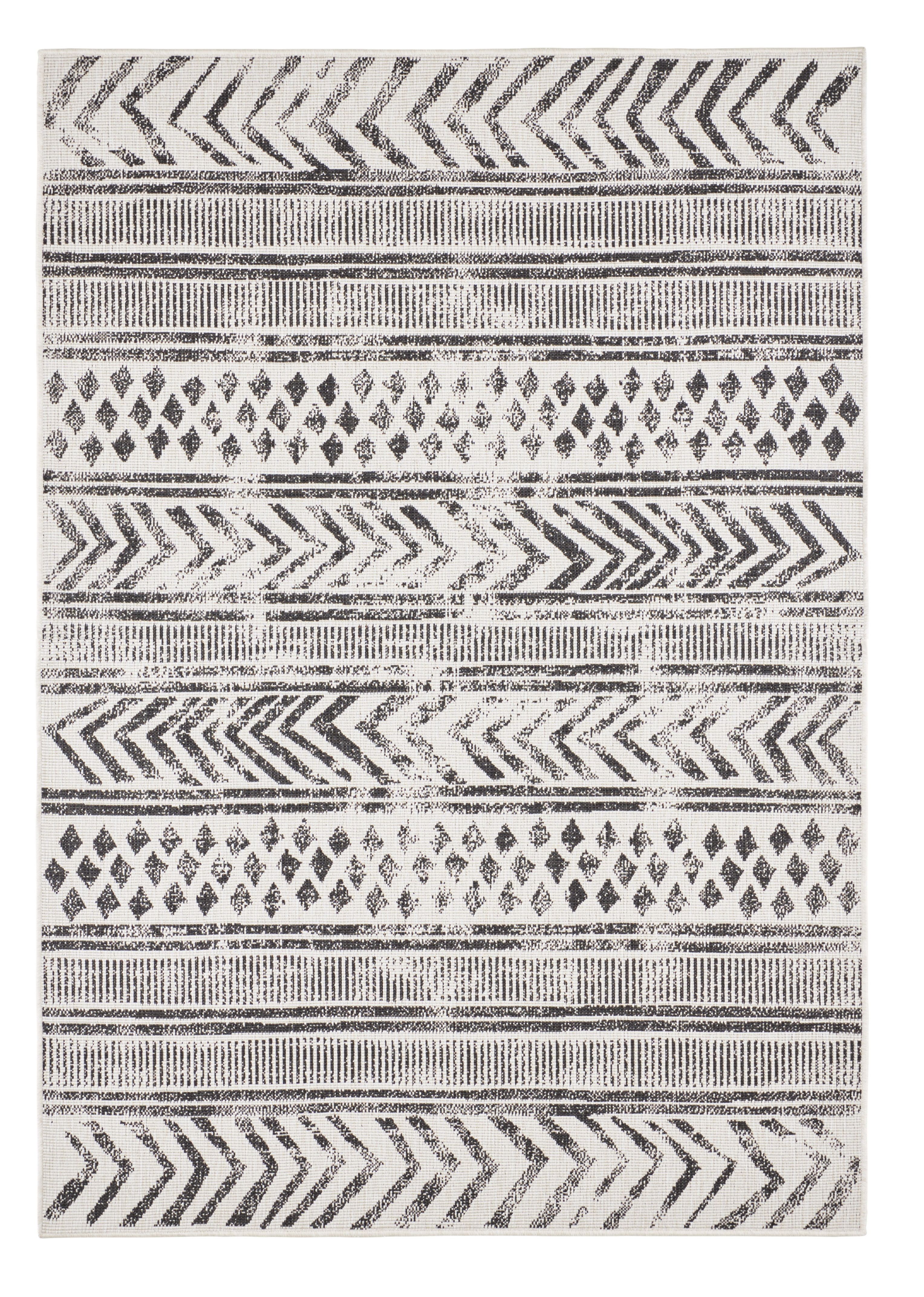 NORTHRUGS - Hanse Home koberce Kusový koberec Twin Supreme 103860 Black / Cream - 240x340 cm