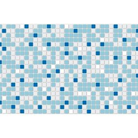 PVC 3D obkladový panel 96 x 48 cm - Mosaic Blue mozaika modrá