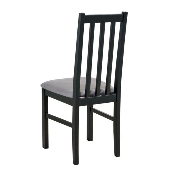 Sconto Jedálenská stolička BOLS 10 čierna/antracitová