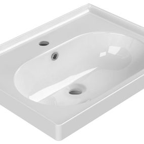 Brand TU0428 keramické umývadlo 60x45 cm, biele