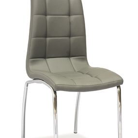 Jedálenská stolička H-104 (ekokoža sivá)
