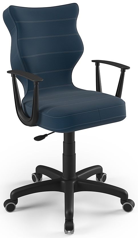 ENTELO Študentská stolička NORM 5, modrá Velvet 24