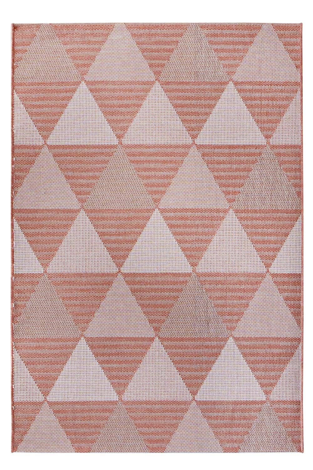 Kusový koberec Flat 21132 Ivory Silver/Coral 60x110 cm