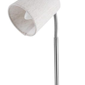 Stolová lampa Lee 40 cm, svetlo béžová látka