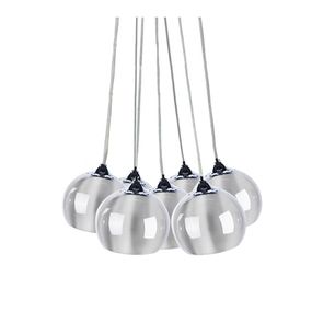 Moderné svietidlo AZZARDO GULIA 7 pendant chrome  AZ0877