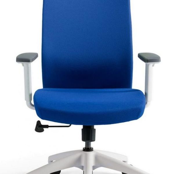 OFFICE PRO bestuhl -  OFFICE PRO bestuhl Kancelárska stolička J2 ECO WHITE BP modrá