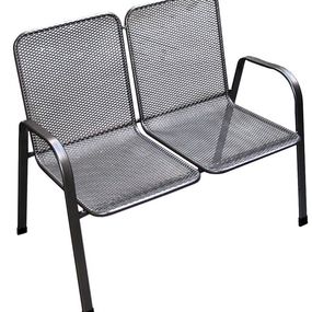 UNIKOV zahradná stolička kovová SÁGA dubl U002