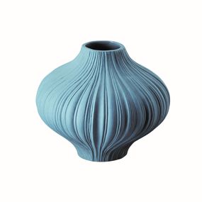 Rosenthal Mini váza Plissée, 8 cm, modrá Pacific 13027-426323-26008