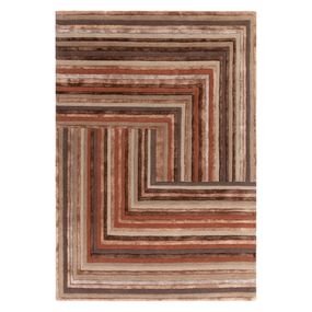 Vlnený koberec v tehlovej farbe 200x300 cm Network Terracotta – Asiatic Carpets