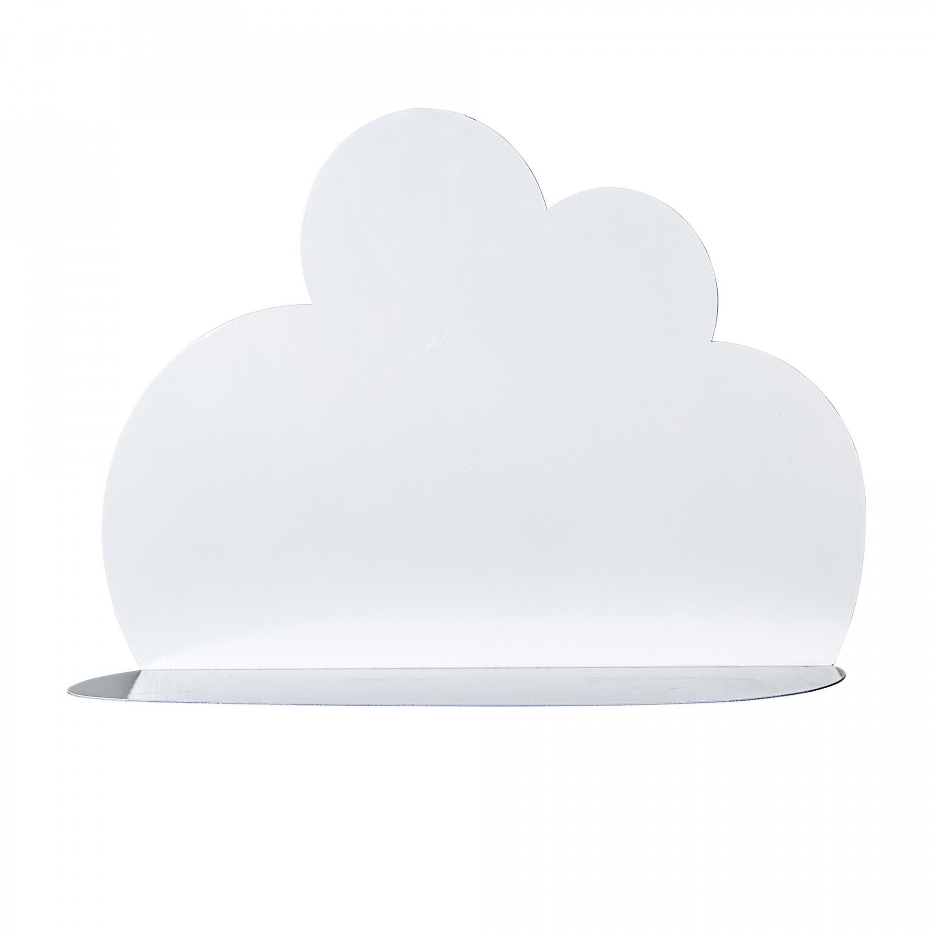 Bloomingville Kovová polička Cloud White 40 cm