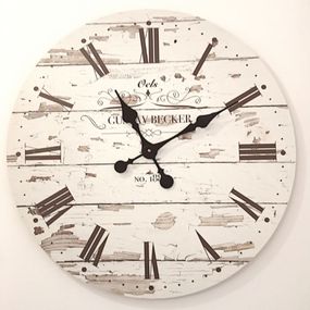 Metal Dekor nástenné hodiny Becker, priemer 60 cm